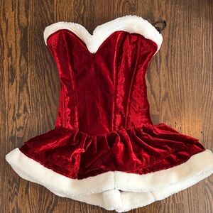 Santa Red Corset Dress